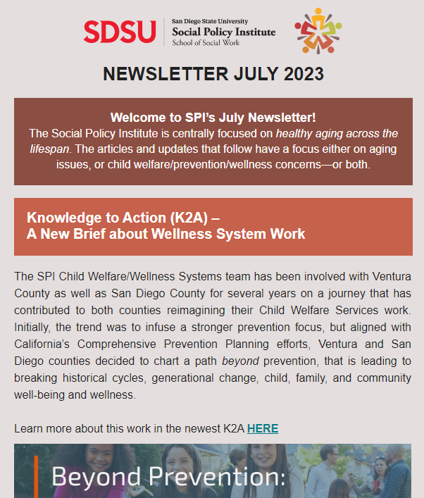SPI Newsletter July 2023