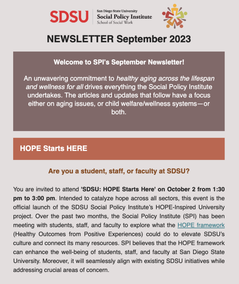 SPI Newsletter September 2023
